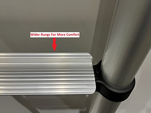 Telesteps 1600Ep Telescoping Ladder, Patented One-Touch Release, Osha Compliant 12.5 Ft Extended Height, Up To 16 Ft Reach Extension Ladder. #TOP6