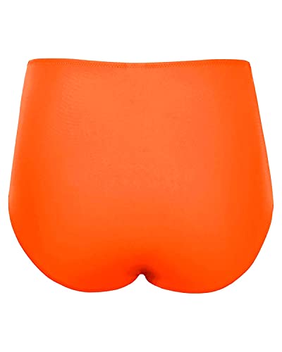 Image of Tempt Me Women High Waisted Bikini Bottom Retro Ruched Swim Bottom Shirred Tankinis Brief