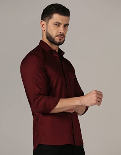 Image of J B Fashion Men's Cotton Full Sleeve Plain Casual Shirt (J-Plain)