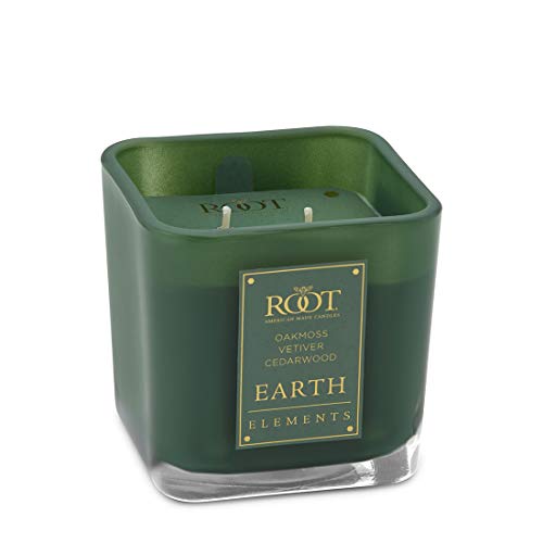 Root Candles Elements Collection 2-Wick Beeswax Blend Scented Candle, 10.5-Ounce, Earth