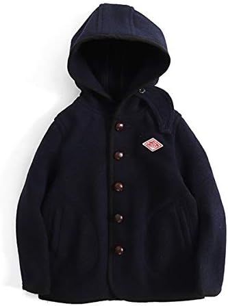 Amazon ダントン ウールモッサ シングル フードジャケット Jd 8576 Wom ウールジャケット キッズ L 135cm Navy コート ジャケット 通販