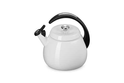 Le Creuset White Enamel on Steel Cloche Kettle, 2.2 qt.
