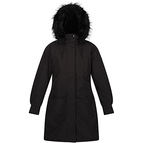 Regatta Shiloh Women's Waterproof Insulated Jacket, black, 18
