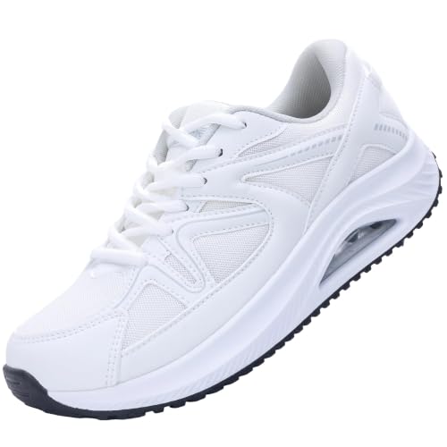 Image of Autper Plantar Fasciitis Shoes Women Walking Arch Support Tennis Casual Athletic Nurse Orthotic Sneakers for Foot Pain Relief