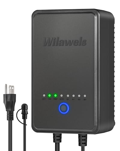 WILAWELS 120W Low Voltage Landscape Transformer Weatherproof Outdoor Low Voltage Transformer 120V AC to 12V DC Landscape Lighting Transformer with Timer and Photocell Sensor ETL Listed A03LT06