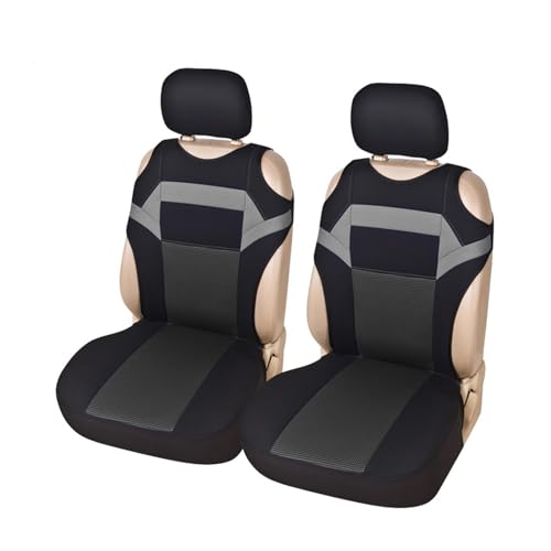 Housses sieges universelles auto protection siege avant voiture gris compatible Kia Rio 3