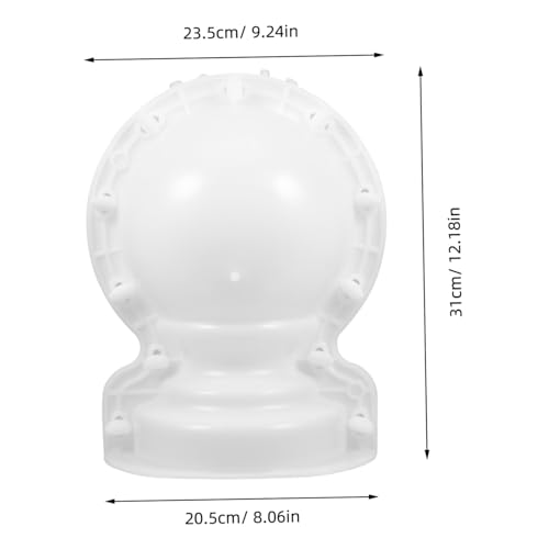 Moule sphérique à béton réutilisable pour réparer une balustrade en ciment
