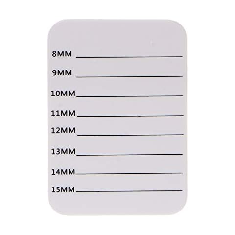 Individual Eyelash Extension Hand Plate Holder Lash Tray Strip Palette 14mm 15mm Cover