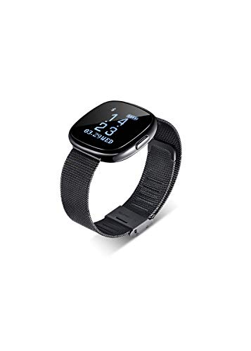 Preisvergleich Produktbild Zntz @ Smart Watch Stahlgürtel Smart Armband Bluetooth Uhr Herzfrequenz Blutdruck Trainingsschritt Wasserdicht
