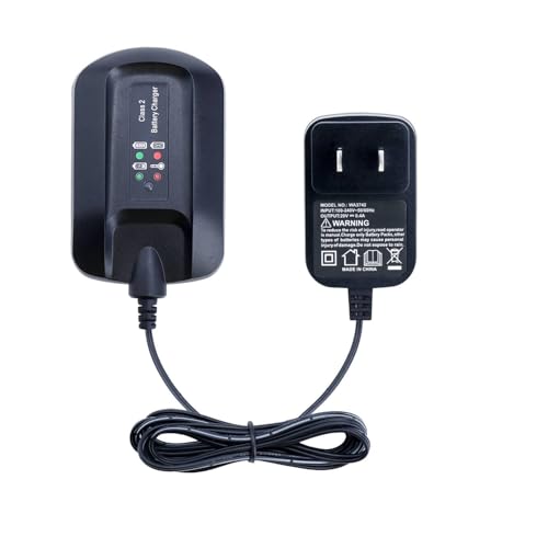 Replacement for Worx Battery 20V Charger WA3742 20-Volt Battery Charger Compatible with Worx 20V Battery WA3525 WA3520 WA3578 Charger