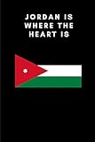 jordan re2pect t-shirt - men's  JORDAN IS WHERE THE HEART IS: Country Flag A5 Notebook to write in with 120 pages [Idioma Inglés]