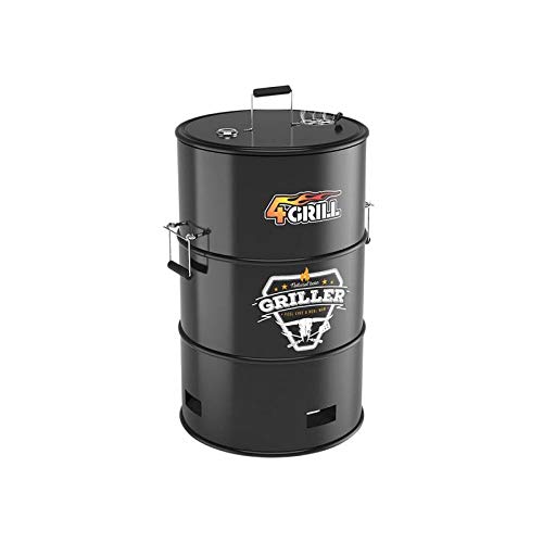 4Grill Barrel BBQ Black