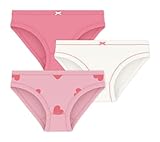 Set mit Kinder-Slips aus Baumwolle, Bedruckt mit Herzen