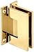 CRL V1EH037BR Polished Brass Vienna 037 Series Wall Mount 