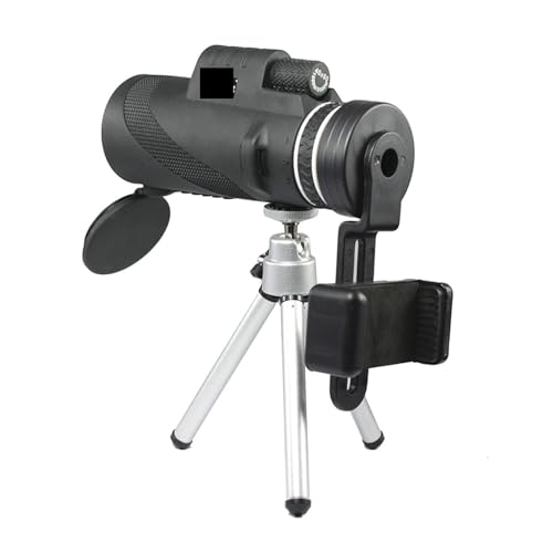 Professionellt teleskop 40x60 monokulär lång räckvidd med telefonklämma stativ for jakt och campingutrustning glasögon(40x60)