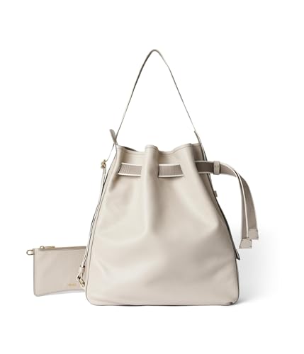 ECCO Large Sail Bag, Taupe Pebbled Leather