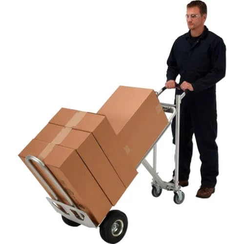 Carretilla convertible 3 en 1 de aluminio 500 lb capacidad miniatura 3