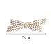 Sttiafay Vintage Bow Pearl Hair Clip Barrette Gold Pearl Hair Barrette Bow Hair Pin Clip Barrette Tiny Pearl Side HairClip Barrette Accessories for Women and Girls