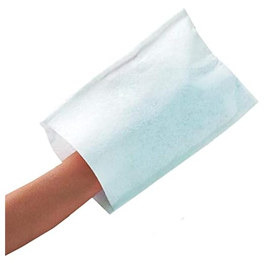 100 Gants De Toilette Molletonnés Non Tissés Jetables 80 GR/m² - Ultra Doux - Le Pro du Médical (100)