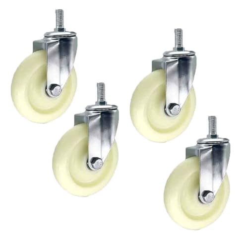 Roulettes pivotantes robustes Fur Mobility Solutions en nylon de 125 mm au design industriel