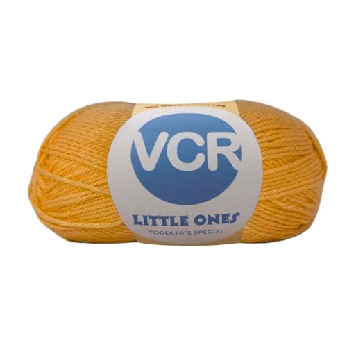Image of VCR Mustard Yellow Yarn, 100 Grams Hank, 190 Meters Length, Acrylic Ball for Crochet and Knitting, Soft Crosia Threads, Pack of 1 Yarn, Suitable for DIY Crafts