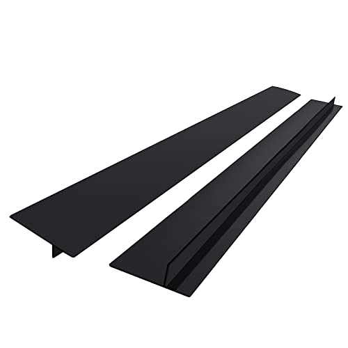 Comparison: Best Sealer For Kitchen Cabinets 10 DSYJ Silicone Stove Gap Covers Strips for Kitchen Stove Top Guard Easy Clean Heat Resistant Filler Counter Washer & Dryer Between 2 Pcs 21 Inch Black