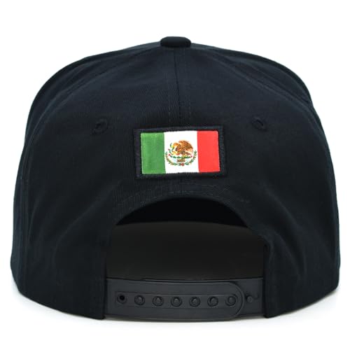 Gorra Snapback Ajustable Mexico Eagle Negra miniatura 3