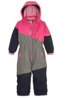 first instinct by killtec Kinder Skioverall/Schneeanzug mit Kapuze FISW 27 MNS ONPC, fuchsia, 122/128, 42106-000