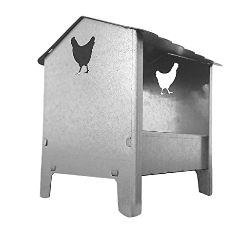 Jakes Farm Yard Mangeoire à poules en métal pour le week-end