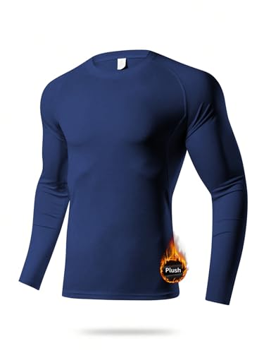 Men's Thermal Tops - Compression Long Sleeves, Breathable, Sport, Gym, Skiing Tee2