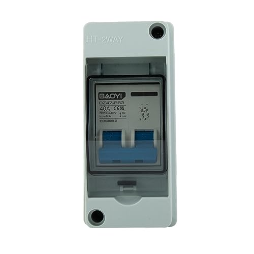 Caja combinadora fotovoltaica con interruptor CC y disyuntor miniatura impermeable 40A