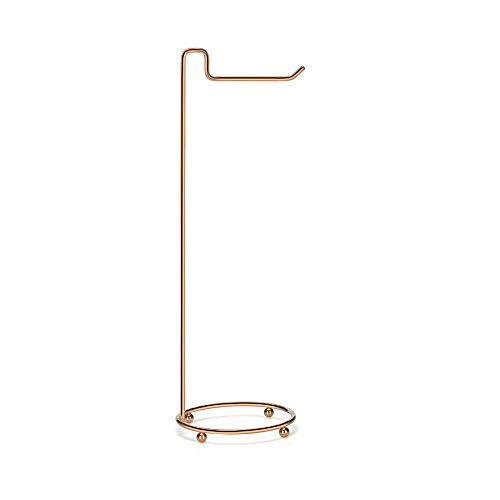 Suporte Chão Papel Higiênico Unidade Premium Rose Gold Arthi Cobre