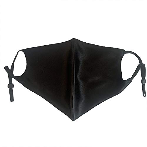 Silk Face Mask For Women Recyclable And Cleanable Keep Warm In Winter,Soft Cloth For The Nobility SAMBRIC
