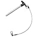 HARSKIYER T Handle Quick Release Pin 3/8 Inch Diameter, 100 mm Working Length Push Button Locking Pin, Stainless Steel Ball Lock Pin with Lanyard Cable for Speaker, Industrial, Fixture