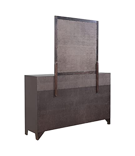 Coaster Home Furnishings Phoenix Square Dresser Mirror Cappuccino, 37.5"D X 37.5"H (200414) #TOP4