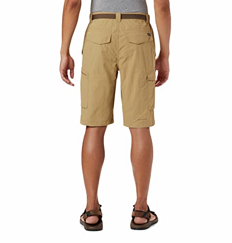 Image of Columbia Men's Regular Fit Shorts (AM4723 Cypress Heather Camo Print 40)