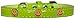 Mirage Pet Products Happy Face Widget Croc Dog Collar Lime Green Size 10