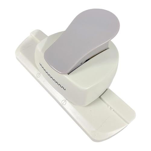Colaxi Decorative Paper Border Punch for Card Making and Scrapbooking, Embossing Edge Puncher for DIY Greeting Cards and Envelopes, Style B Gray