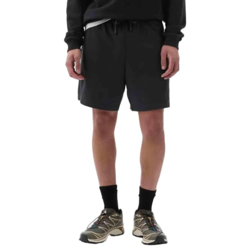 Image of Gap Men Embroidered Standard Fit Mid Rise Shorts