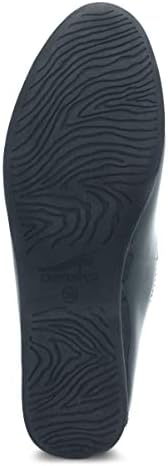 Dansko Lexie Slip-On Mules for Women – Comfortable Flat Shoes with Arch Support – Versatile Casual to Dressy Footwear – Lightweight Rubber Outsole Black Patent 8.5-9 M US | Image 2
