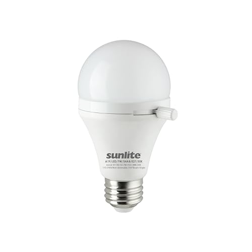 Sunlite ShabBulb Shabbat Permissible LED Light Bulb 7 Watt (40 Watt Equivalent) 3000K Warm White