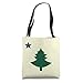 Old Maine State Flag 1901 Pine Tree Tote Bag