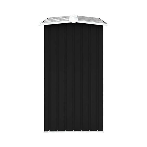 Cigopx Brennholzlager Verzinkter Stahl 172x91x154 cm Anthrazit – Bild 5