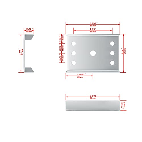 JUBEST Double Pocket Door Frame Kits con refuerzos de madera y acero, mecanismo de cierre suave bidireccional para dos juegos de puertas de 24" a 36" x 80" miniatura 3