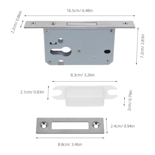 Cerradura de embutir de acero inoxidable resistente a la corrosión 3