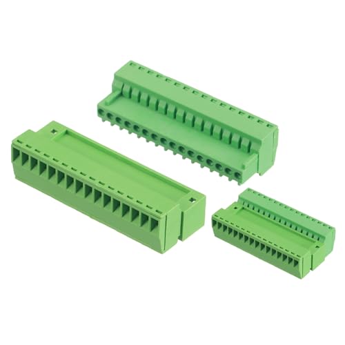 Bornier 16 broches MECCANIXITY vert à pas de 3mm pour soudure PCB pas cher x2