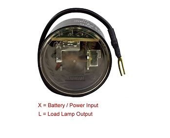 Relé intermitente LED 2 terminales 12V Octane Lighting miniatura 4