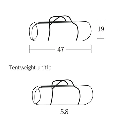 Carpa de Camping Ultra Ligera con Protección UV miniatura 5