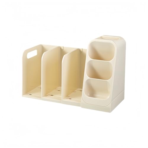 KUBERAS�L�k���@�\���[���b�N �}�K�W���E���ЁE�t�@�C�������{�b�N�X �f�X�N���[����[ �q������ / �I�t�B�X���p �a�����M�t�g�ɓK�� (B,�N���[���z���C�g)