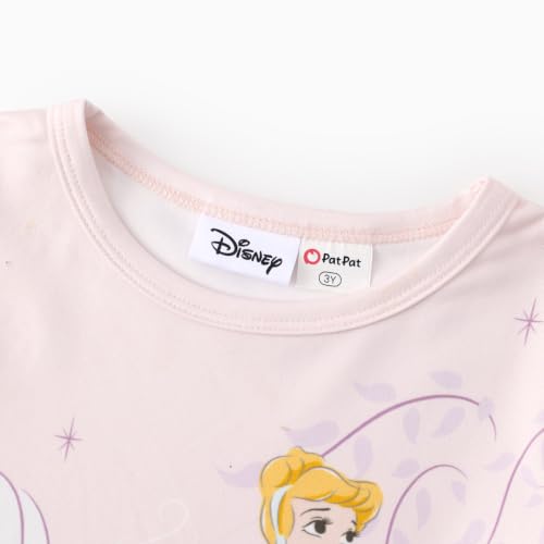 Image of Disney Toddler Girls Clothes Long Sleeve Shirt Leggings 2pcs Outfits Set | Officially Licensed丨Toddler Disney Outfit丨2-Piece Set丨Soft Feel丨Comfy Fit丨Bright Colors丨Lightweight丨Gift-Ready